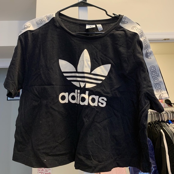 adidas falcon taped long sleeve shirt